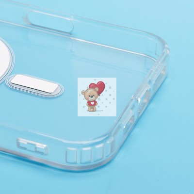 Чехол-накладка для Apple iPhone 16 Plus (прозрачный) - SM006 SafeMag