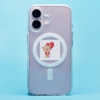 Чехол-накладка для Apple iPhone 16 (прозрачный) - SM006 SafeMag Чехол-накладка для Apple iPhone 16 (прозрачный) - SM006 SafeMag
