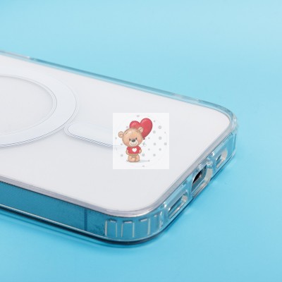 Чехол-накладка для Apple iPhone 16e (прозрачный) - SM006 SafeMag