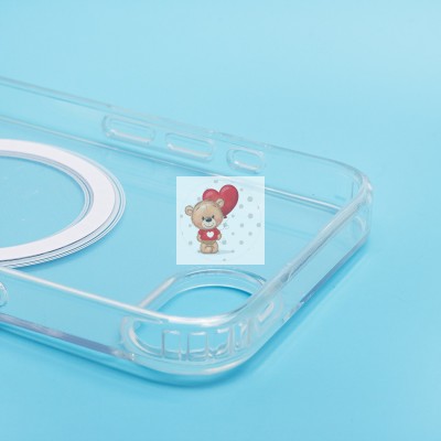 Чехол-накладка для Apple iPhone 16e (прозрачный) - SM006 SafeMag