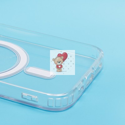 Чехол-накладка для Apple iPhone 16e (прозрачный) - SM006 SafeMag