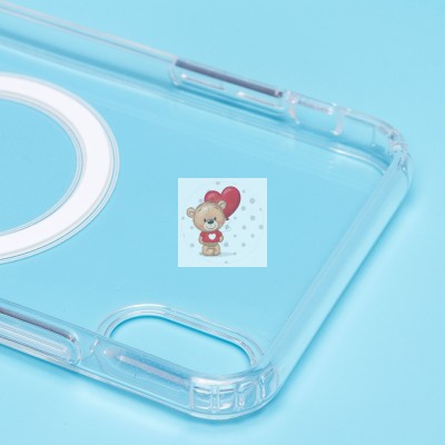 Чехол-накладка для Apple iPhone XS Max (прозрачный) - SM006 SafeMag