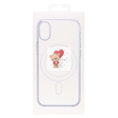 Чехол-накладка для Apple iPhone XS Max (прозрачный) - SM006 SafeMag