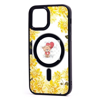 Чехол-накладка для Apple iPhone 12 - (001) (черный) - SM015 SafeMag