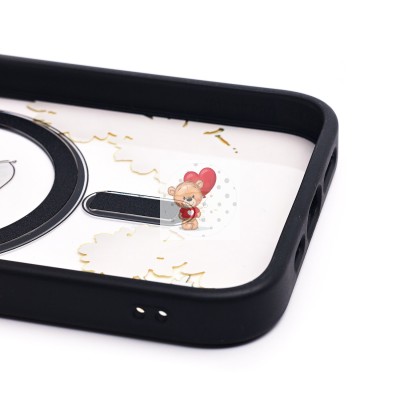 Чехол-накладка для Apple iPhone 12 - (001) (черный) - SM015 SafeMag