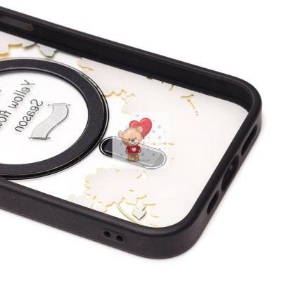 Чехол-накладка для Apple iPhone 13 Pro - (001) (черный) - SM015 SafeMag