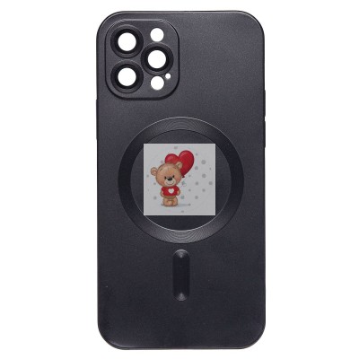 Чехол-накладка для Apple iPhone 12 Pro (черный) - SM020 Matte SafeMag
