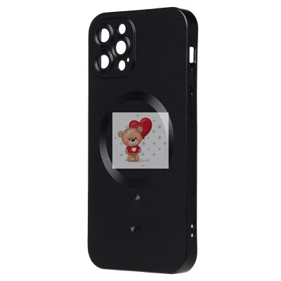 Чехол-накладка для Apple iPhone 12 Pro (черный) - SM020 Matte SafeMag