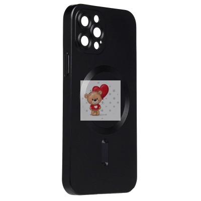 Чехол-накладка для Apple iPhone 12 Pro (черный) - SM020 Matte SafeMag
