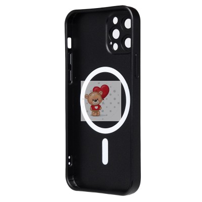 Чехол-накладка для Apple iPhone 12 Pro (черный) - SM020 Matte SafeMag