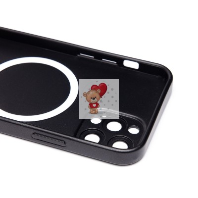 Чехол-накладка для Apple iPhone 12 Pro (черный) - SM020 Matte SafeMag