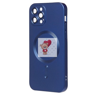 Чехол-накладка для Apple iPhone 12 Pro (темно-синий) - SM020 Matte SafeMag Чехол-накладка для Apple iPhone 12 Pro (темно-синий) - SM020 Matte SafeMag