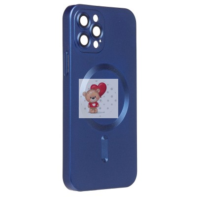 Чехол-накладка для Apple iPhone 12 Pro (темно-синий) - SM020 Matte SafeMag Чехол-накладка для Apple iPhone 12 Pro (темно-синий) - SM020 Matte SafeMag