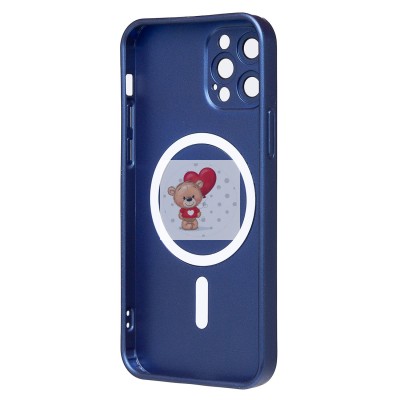 Чехол-накладка для Apple iPhone 12 Pro (темно-синий) - SM020 Matte SafeMag Чехол-накладка для Apple iPhone 12 Pro (темно-синий) - SM020 Matte SafeMag