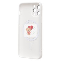 Чехол-накладка для Apple iPhone 12 Pro (белый) - SM020 Matte SafeMag Чехол-накладка для Apple iPhone 12 Pro (белый) - SM020 Matte SafeMag