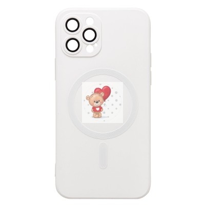 Чехол-накладка для Apple iPhone 12 Pro (белый) - SM020 Matte SafeMag