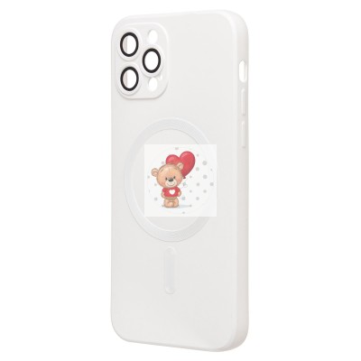 Чехол-накладка для Apple iPhone 12 Pro (белый) - SM020 Matte SafeMag