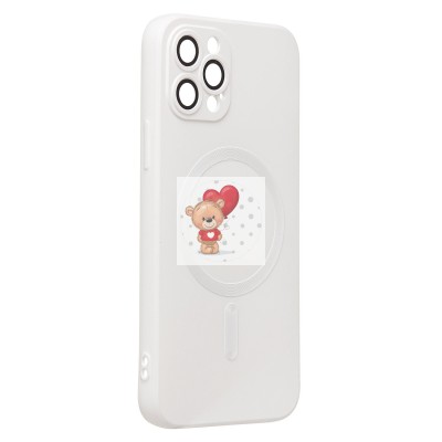 Чехол-накладка для Apple iPhone 12 Pro (белый) - SM020 Matte SafeMag