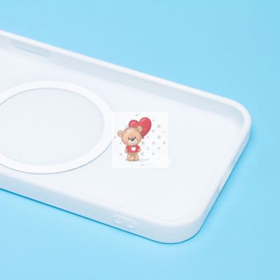 Чехол-накладка для Apple iPhone 12 Pro (белый) - SM020 Matte SafeMag