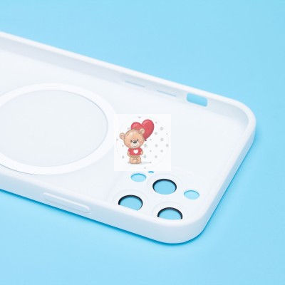 Чехол-накладка для Apple iPhone 12 Pro (белый) - SM020 Matte SafeMag