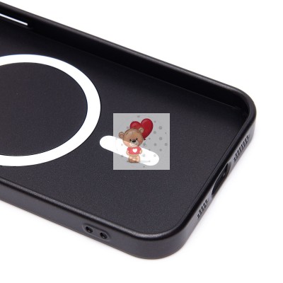 Чехол-накладка для Apple iPhone 12 (черный) - SM020 Matte SafeMag