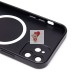 Чехол-накладка для Apple iPhone 12 (черный) - SM020 Matte SafeMag