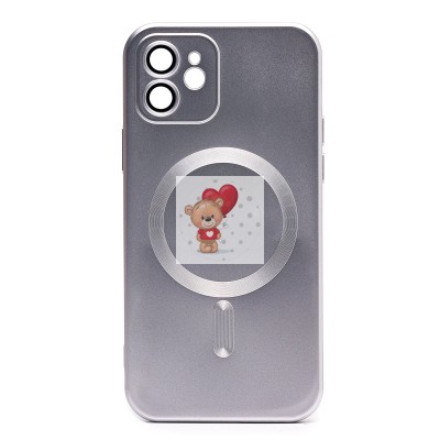 Чехол-накладка для Apple iPhone 12 (титановый) - SM020 Matte SafeMag Чехол-накладка для Apple iPhone 12 (титановый) - SM020 Matte SafeMag