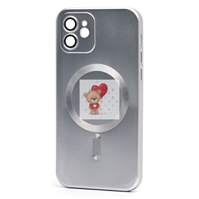Чехол-накладка для Apple iPhone 12 (титановый) - SM020 Matte SafeMag Чехол-накладка для Apple iPhone 12 (титановый) - SM020 Matte SafeMag