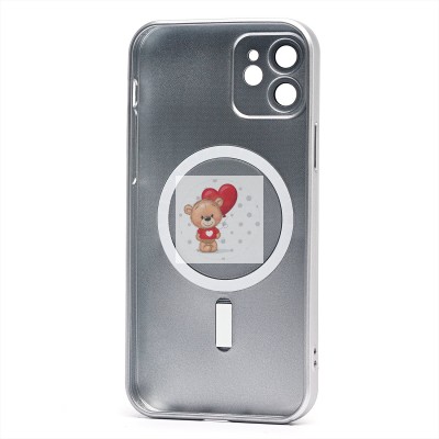 Чехол-накладка для Apple iPhone 12 (титановый) - SM020 Matte SafeMag Чехол-накладка для Apple iPhone 12 (титановый) - SM020 Matte SafeMag
