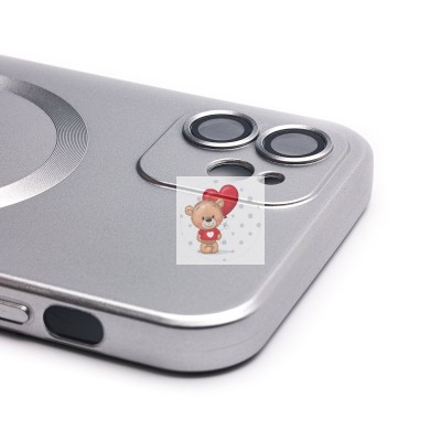 Чехол-накладка для Apple iPhone 12 (титановый) - SM020 Matte SafeMag Чехол-накладка для Apple iPhone 12 (титановый) - SM020 Matte SafeMag