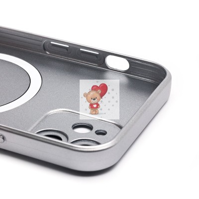 Чехол-накладка для Apple iPhone 12 (титановый) - SM020 Matte SafeMag Чехол-накладка для Apple iPhone 12 (титановый) - SM020 Matte SafeMag