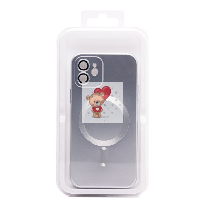 Чехол-накладка для Apple iPhone 12 (титановый) - SM020 Matte SafeMag Чехол-накладка для Apple iPhone 12 (титановый) - SM020 Matte SafeMag