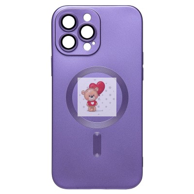 Чехол-накладка для Apple iPhone 13 Pro Max (сиреневый) - SM020 Matte SafeMag Чехол-накладка для Apple iPhone 13 Pro Max (сиреневый) - SM020 Matte SafeMag