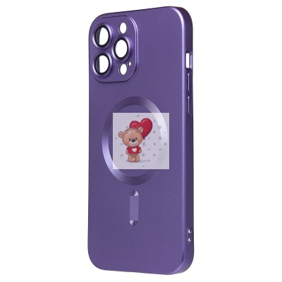 Чехол-накладка для Apple iPhone 13 Pro Max (сиреневый) - SM020 Matte SafeMag