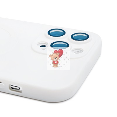 Чехол-накладка для Apple iPhone 13 Pro Max (белый) - SM020 Matte SafeMag