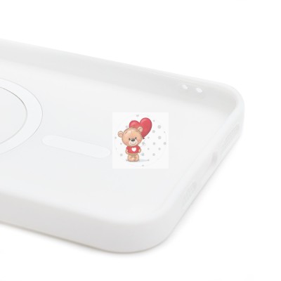 Чехол-накладка для Apple iPhone 13 Pro Max (белый) - SM020 Matte SafeMag