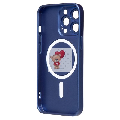 Чехол-накладка для Apple iPhone 13 Pro (темно-синий) - SM020 Matte SafeMag Чехол-накладка для Apple iPhone 13 Pro (темно-синий) - SM020 Matte SafeMag