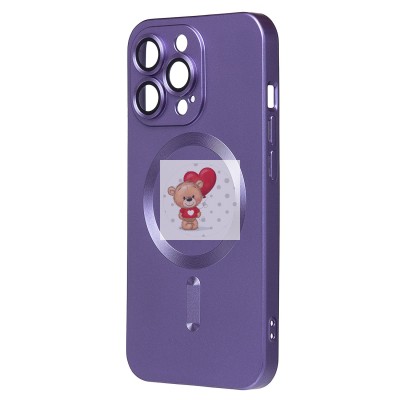 Чехол-накладка для Apple iPhone 13 Pro (сиреневый) - SM020 Matte SafeMag