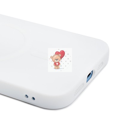 Чехол-накладка для Apple iPhone 13 Pro (белый) - SM020 Matte SafeMag