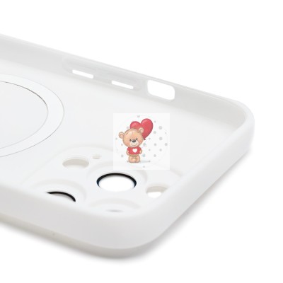 Чехол-накладка для Apple iPhone 13 Pro (белый) - SM020 Matte SafeMag