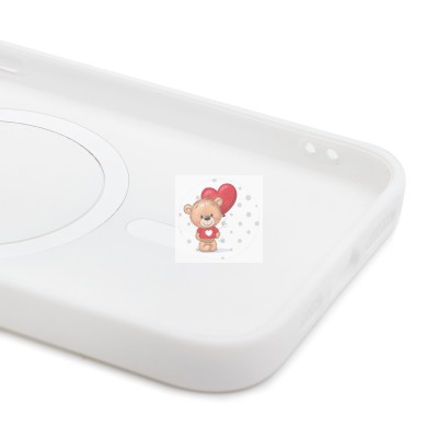 Чехол-накладка для Apple iPhone 13 Pro (белый) - SM020 Matte SafeMag