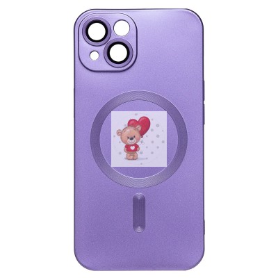 Чехол-накладка для Apple iPhone 13 (сиреневый) - SM020 Matte SafeMag