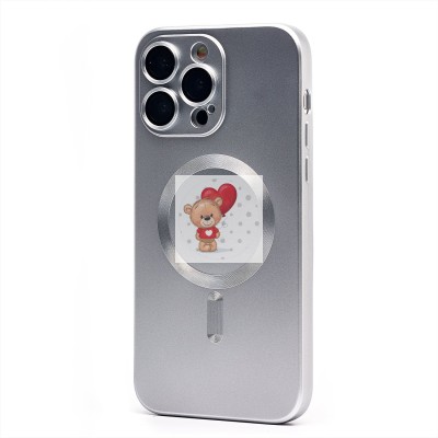 Чехол-накладка для Apple iPhone 14 Pro Max (титановый) - SM020 Matte SafeMag