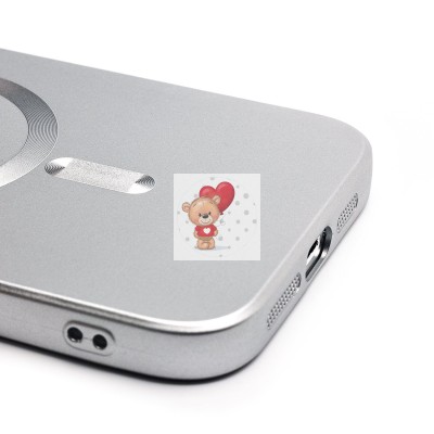 Чехол-накладка для Apple iPhone 14 Pro Max (титановый) - SM020 Matte SafeMag