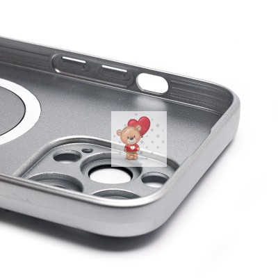Чехол-накладка для Apple iPhone 14 Pro Max (титановый) - SM020 Matte SafeMag