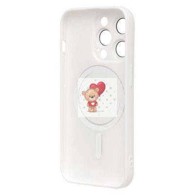 Чехол-накладка для Apple iPhone 14 Pro (белый) - SM020 Matte SafeMag Чехол-накладка для Apple iPhone 14 Pro (белый) - SM020 Matte SafeMag