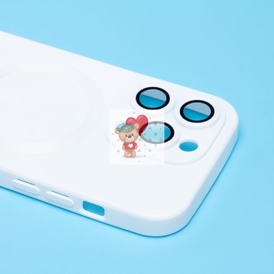 Чехол-накладка для Apple iPhone 14 Pro (белый) - SM020 Matte SafeMag Чехол-накладка для Apple iPhone 14 Pro (белый) - SM020 Matte SafeMag