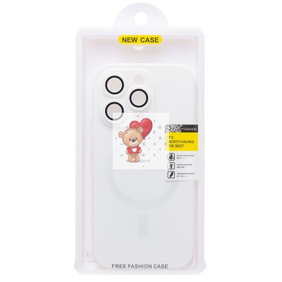 Чехол-накладка для Apple iPhone 14 Pro (белый) - SM020 Matte SafeMag Чехол-накладка для Apple iPhone 14 Pro (белый) - SM020 Matte SafeMag