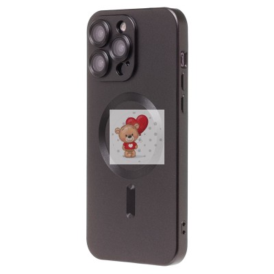 Чехол-накладка для Apple iPhone 15 Pro Max (черный) - SM020 Matte SafeMag