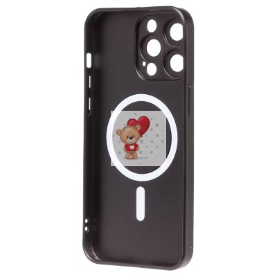 Чехол-накладка для Apple iPhone 15 Pro Max (черный) - SM020 Matte SafeMag